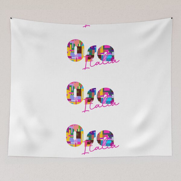 Item preview, Osa, Orvieto, Italia, colorful typography design for travellers designed and sold by Wanderful-roads.