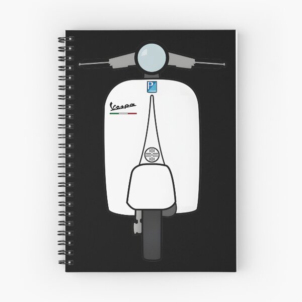 Item preview, Classic Vespa Scooter Front View Vintage Style Illustration Design designed and sold by PORTALSTAR.