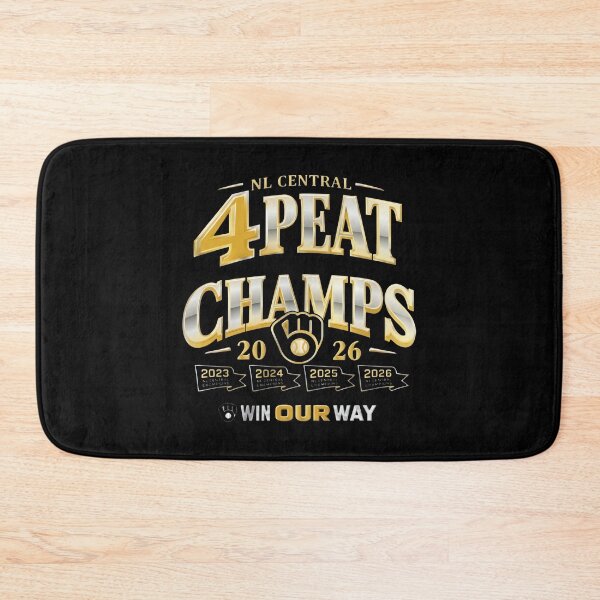 Artikelvorschau, Milwaukee Brewers – NL Central 4-Peat-Champions 2026 – Gewinnt mit uns! entworfen und verkauft von ismaelgeme.