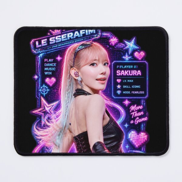 Item preview, LE SSERAFIM Sakura Made My Night Cyber Gamer Visual designed and sold by Valereekmerch.
