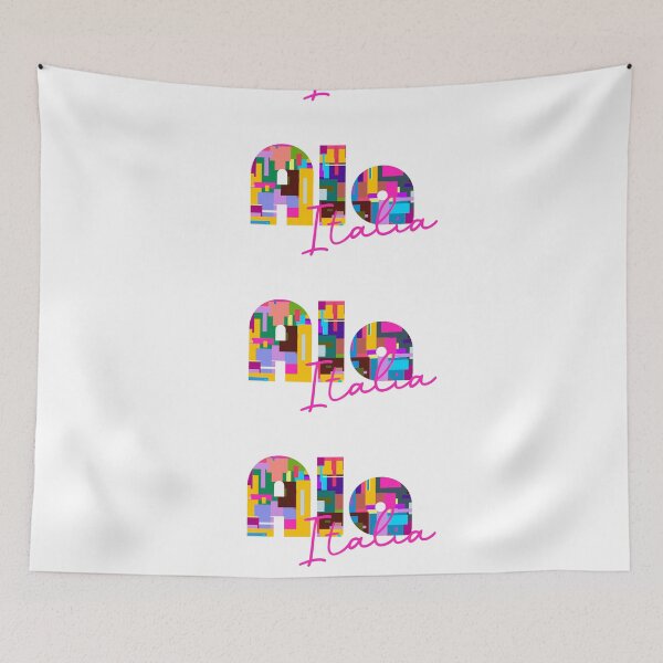 Item preview, Ala, Trento, Italia, colorful typography design for travellers designed and sold by Wanderful-roads.