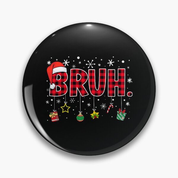 Item preview, Bruh Christmas Red Plaid Holiday Xmas pajamas designed and sold by nryum.