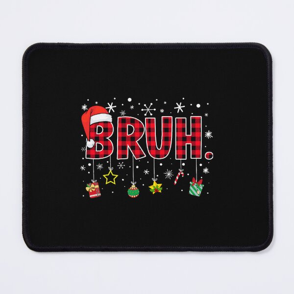 Item preview, Bruh Christmas Red Plaid Holiday Xmas pajamas designed and sold by nryum.