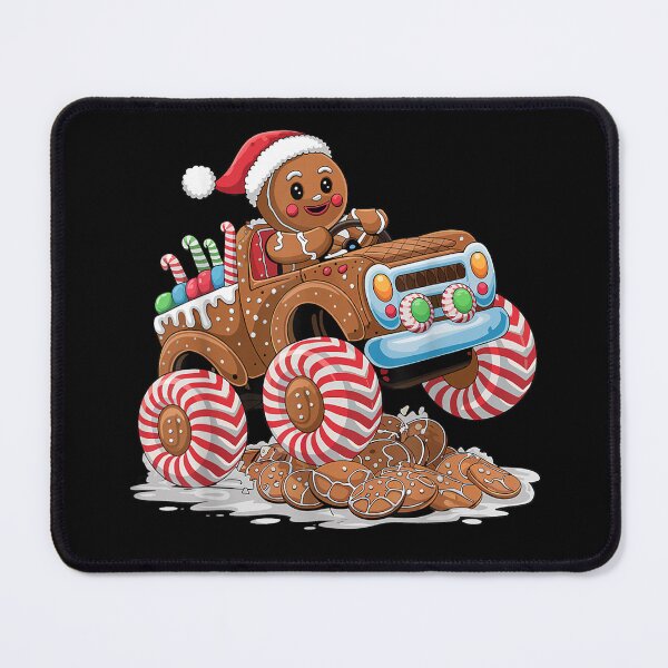 Item preview, Monster Truck Gingerbread Man Funny Christmas Baking designed and sold by WilliaMaler.