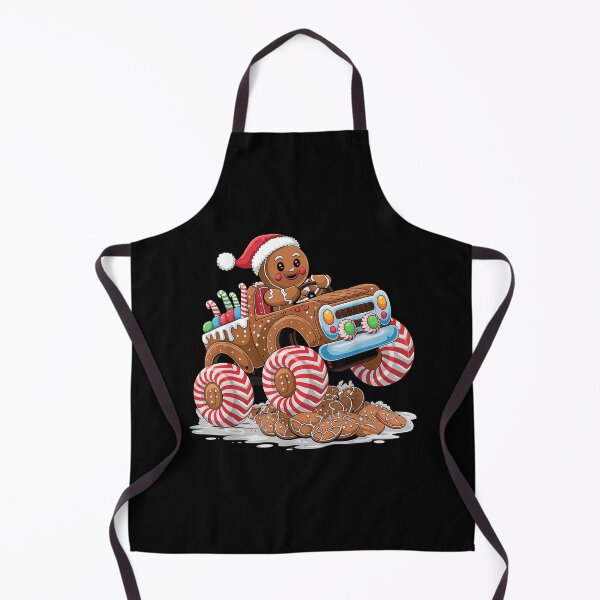 Item preview, Monster Truck Gingerbread Man Funny Christmas Baking designed and sold by WilliaMaler.