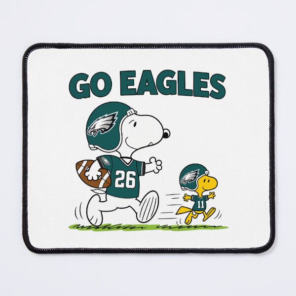 Item preview, Snoopy & Woodstock Philadelphia Eagles Football Retro F332 designed and sold by GLUVY-THEME.
