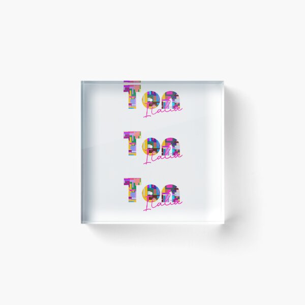 Item preview, Ton, Trento, Italia, colorful typography design for travellers designed and sold by Wanderful-roads.