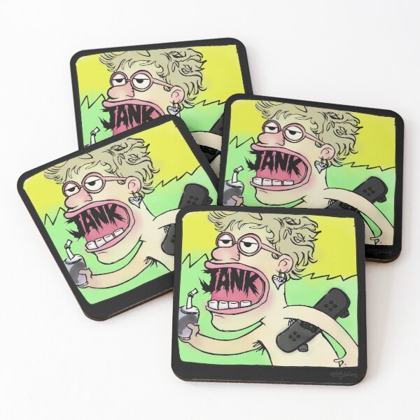 Item preview, JANK Character Riding Skateboard and Drinking designed and sold by Dianebert18.