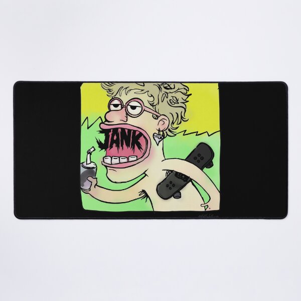 Item preview, JANK Character Riding Skateboard and Drinking designed and sold by Dianebert18.