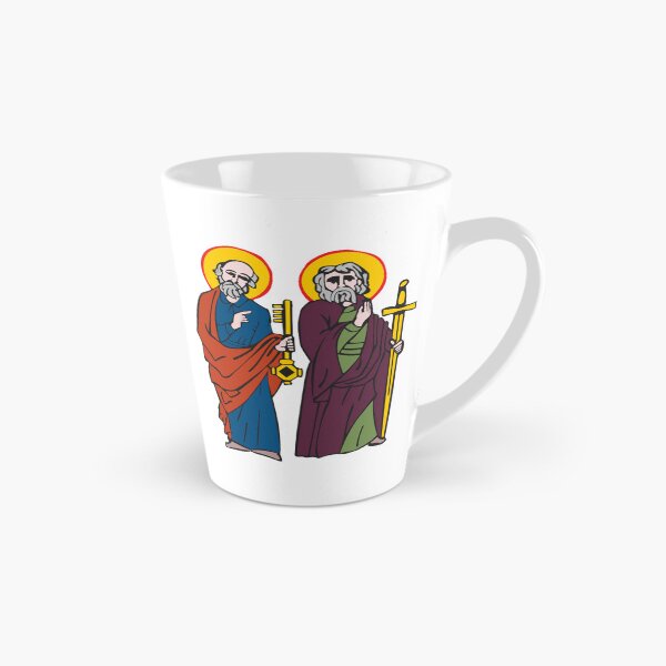 Item preview, Saints Peter & Paul | Apostolic Christian Art, Engraving Style Ancient Catholic designed and sold by CoolHistoryMan.
