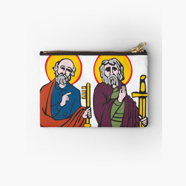 Item preview, Saints Peter & Paul | Apostolic Christian Art, Engraving Style Ancient Catholic designed and sold by CoolHistoryMan.