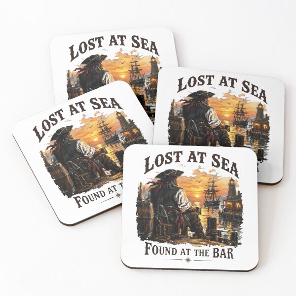 Item preview, Lost At Sea Found At The Bar - Pirate designed and sold by ismaelgeme.