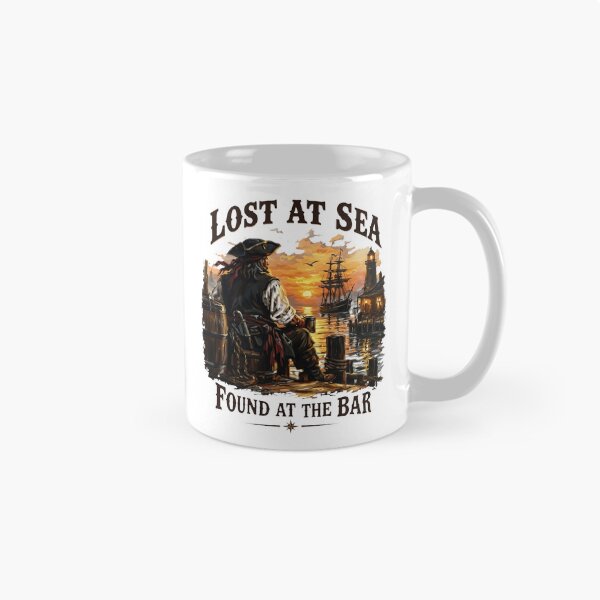 Item preview, Lost At Sea Found At The Bar - Pirate designed and sold by ismaelgeme.