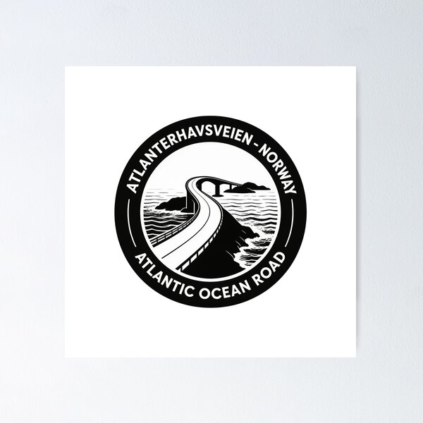 Item preview, Atlantic Ocean Road Atlanterhavsveien Norway Scenic Highway designed and sold by jeshands.