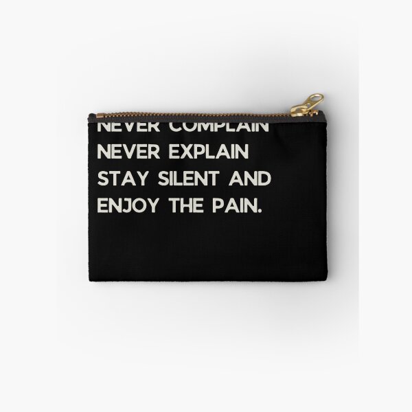 Item preview, Alone Never Complain Never Explain Minimalist Quote designed and sold by Mr besho.