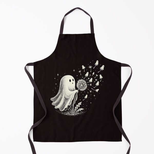 Item preview, Cute Ghost Blowing Dandelion Wish Funny Halloween Spooky designed and sold by ImeldaSparks.