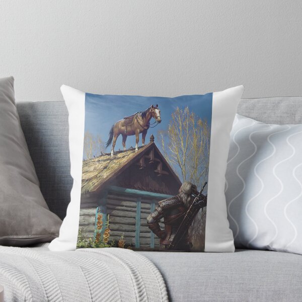 Item preview, Witcher Inspired Roach Horse Fantasy Illustration designed and sold by BlueSkyOfficial.