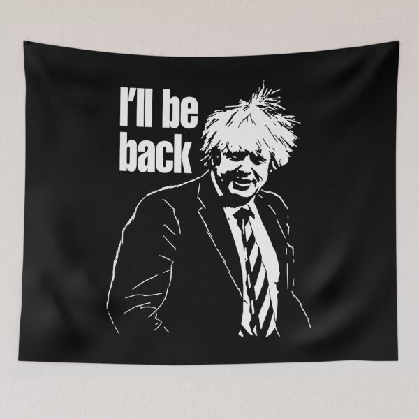 Item preview, Boris Johnson - I Will Be Back designed and sold by HorusEgypt.