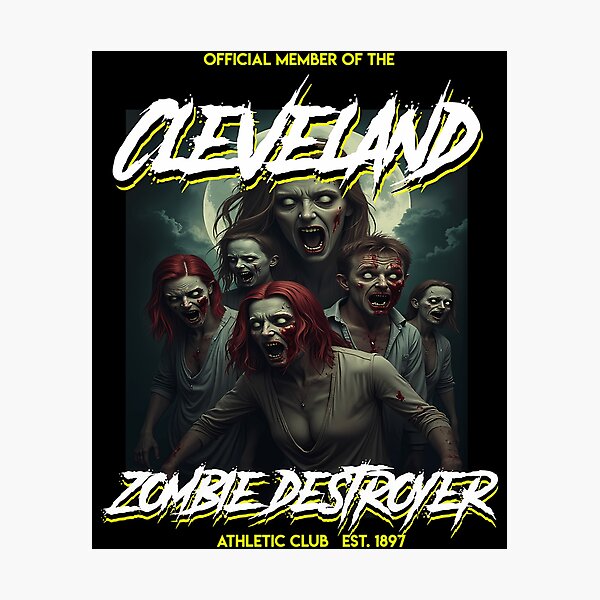 Item preview, Official Member Of The Cleveland Zombie Destroyer Athletic Club designed and sold by yle-rShencxv.