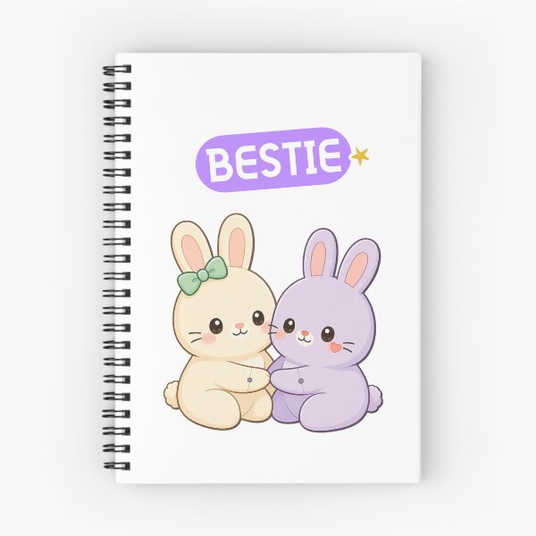 Item preview, Cute Bunny Bestie – Adorable Rabbit Best Friends designed and sold by lunadesignsmoon.
