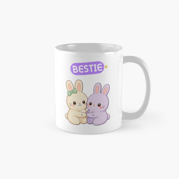 Item preview, Cute Bunny Bestie – Adorable Rabbit Best Friends designed and sold by lunadesignsmoon.