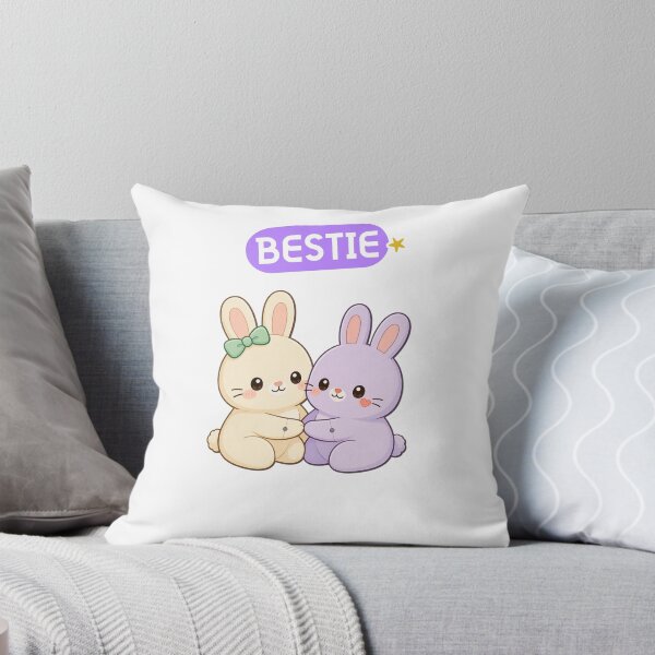Item preview, Cute Bunny Bestie – Adorable Rabbit Best Friends designed and sold by lunadesignsmoon.