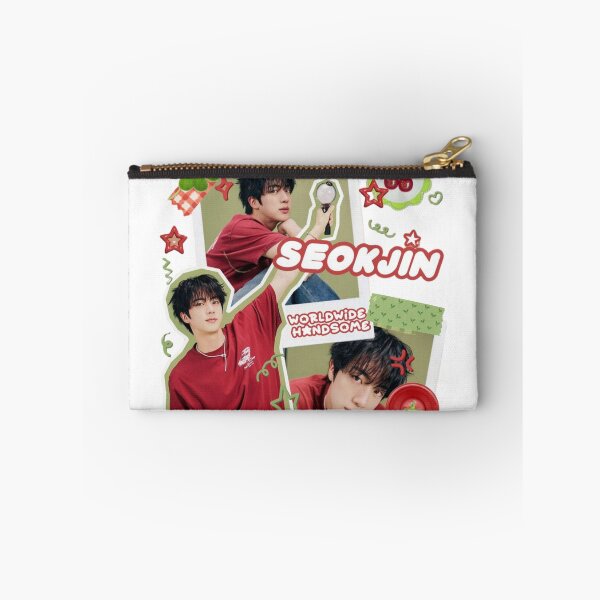 Item preview, BTS Jin Seokjin Worldwide Handsome Aesthetic Cute Polaroid Collage designed and sold by Mooncreates7.