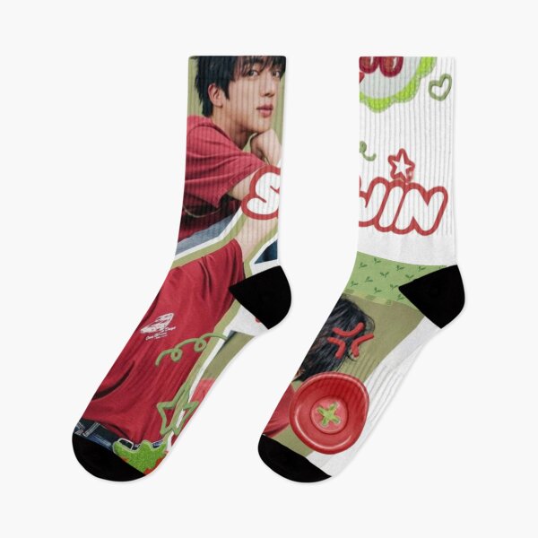 Item preview, BTS Jin Seokjin Worldwide Handsome Aesthetic Cute Polaroid Collage designed and sold by Mooncreates7.