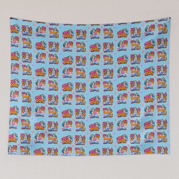 Item preview, Cute Retro Mermaid Sticker Sheet Squeeze Stretch Smile Ocean Art designed and sold by Bhaskar Digital Art.