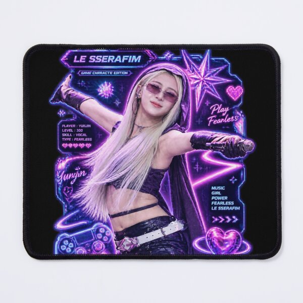 Item preview, LE SSERAFIM Yunjin Made My Night Neon Arcade Visual designed and sold by Valereekmerch.