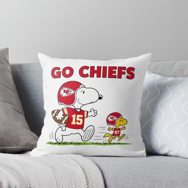 Item preview, Snoopy & Woodstock Kansas City Chiefs Football Retro F334 designed and sold by GLUVY-THEME.