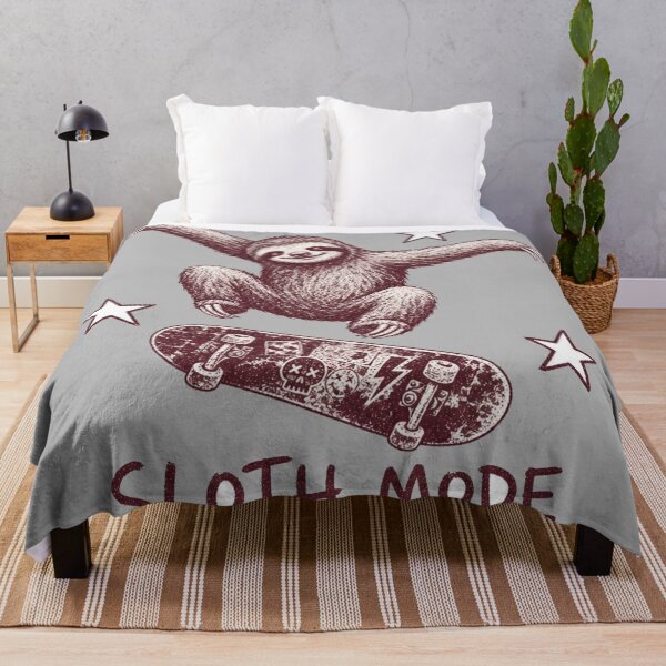 Item preview, Sloth Mode Skateboard Funny Grunge Graphic Soft Grunge designed and sold by Yellowriversss.