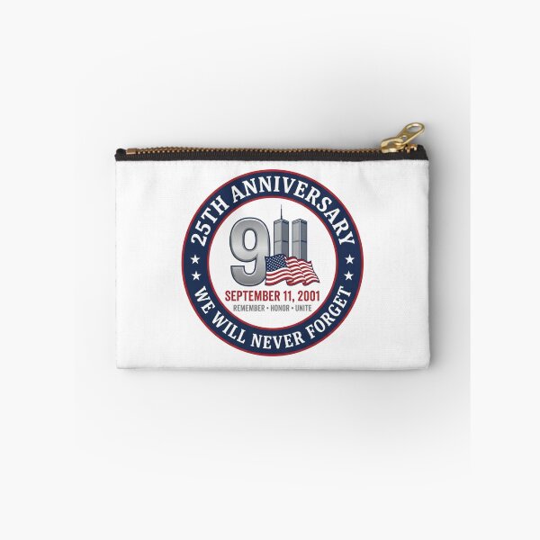 Item preview, 25th Anniversary 911 We Will Never Forget Commemorative Twin Towers Memorial Emblem    designed and sold by raedattia.