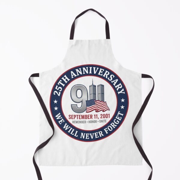 Item preview, 25th Anniversary 911 We Will Never Forget Commemorative Twin Towers Memorial Emblem designed and sold by raedattia.