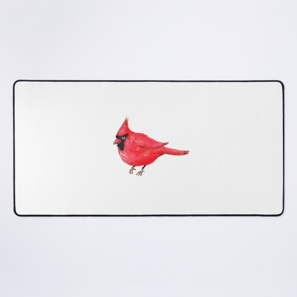 Item preview, Beautiful Red Cardinal Bird Illustration on Nature Background designed and sold by lively. stickers.