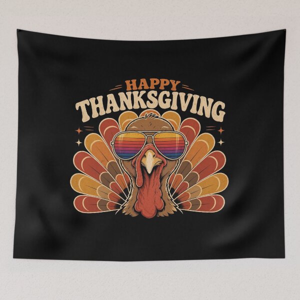 Item preview, Retro Sunglasses Turkey Face Cool Thanksgiving Vintage designed and sold by CF_VintageDesign.