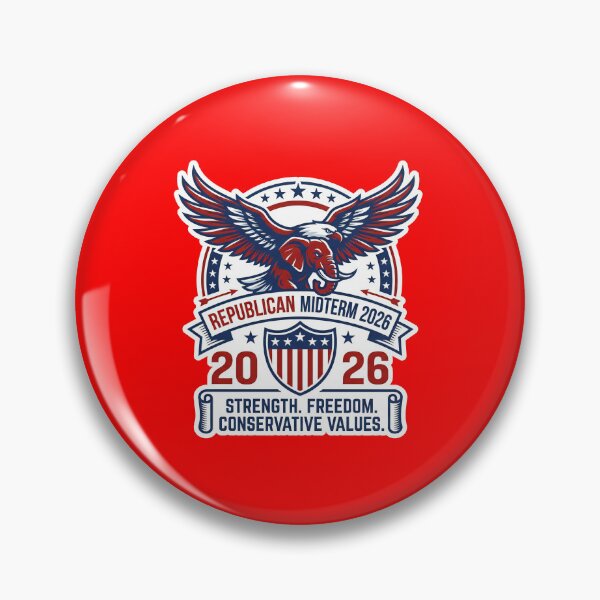 Item preview, Republican MAGA Supporter 2026 Midterm Design designed and sold by RedCircleArt.