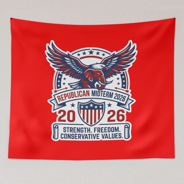 Item preview, Republican MAGA Supporter 2026 Midterm Design designed and sold by RedCircleArt.