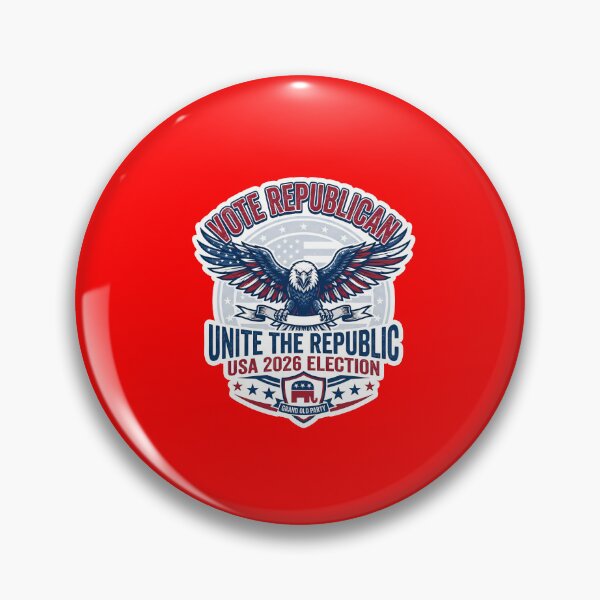 Item preview, Republican MAGA Supporter 2026 Midterm Design designed and sold by RedCircleArt.
