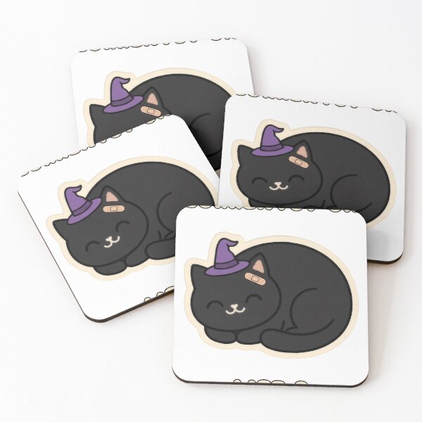 Item preview, Life 7 Cute Sleepy Black Cat designed and sold by Keizoku Studio.