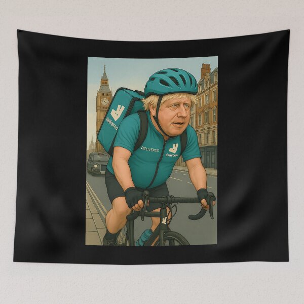 Item preview, Boris Johnson Deliveroo designed and sold by ALNOBEE20.