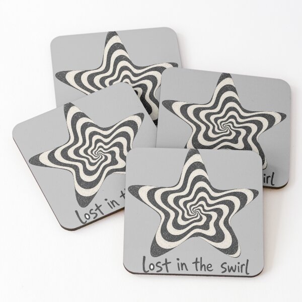 Item preview, Lost In The Swirl Hypnotic Star Graphic Punk Grunge designed and sold by Yellowriversss.