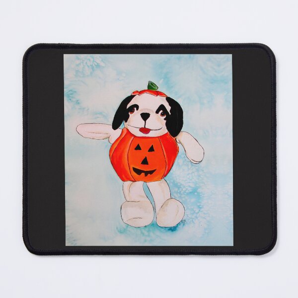 Item preview, Cute Halloween Dog Design with Festive Costume and Pumpkin Theme designed and sold by crispysalmonn.
