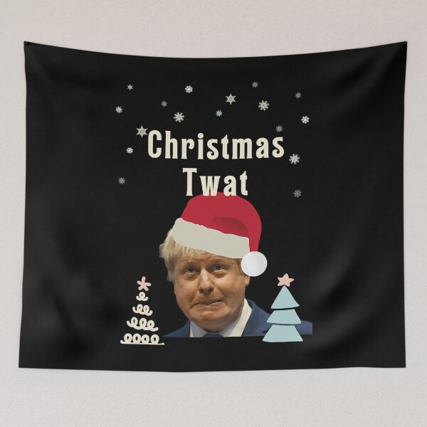 Item preview, Boris Johnson Christmas Twat designed and sold by HorusEgypt.