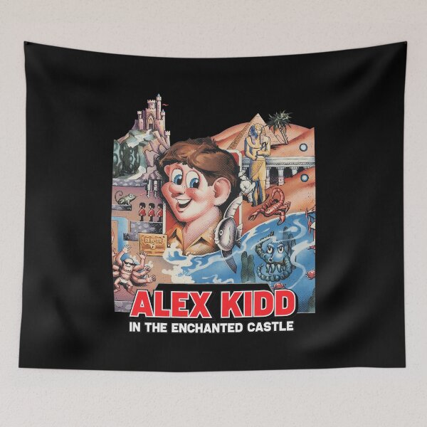 Item preview, Alex Kidd Enchanted Castle Retro Game Art designed and sold by Gaston  Swaniawski.