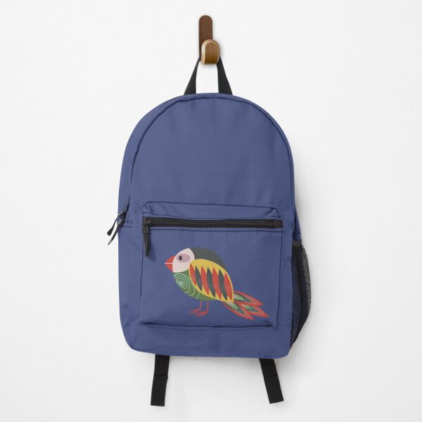 Item preview, Colorful Retro Bird I Folk Art Bird I Diana Large ART designed and sold by Diana Large ART.