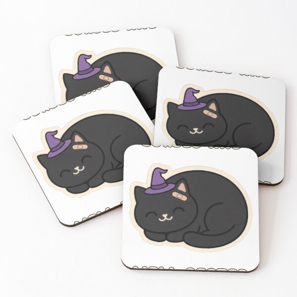 Item preview, Cursed And Well Rested Cute Black Cat designed and sold by Keizoku Studio.