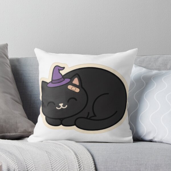 Item preview, Cursed And Well Rested Cute Black Cat designed and sold by Keizoku Studio.