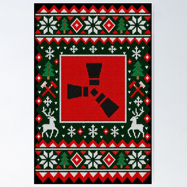 Item preview, Rust Ugly Christmas Sweater designed and sold by Gabriela Mihai.