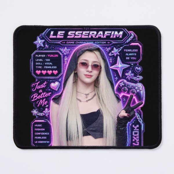 Item preview, Luminous Pink Arcade Yunjin Vocal Song Made My Night Pose designed and sold by Valereekmerch.